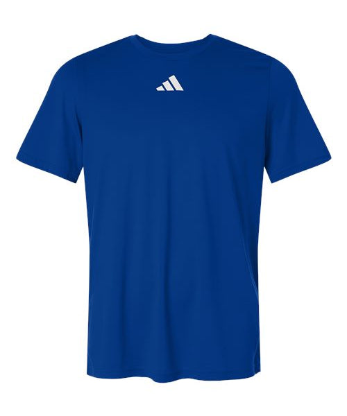 Ashwaubenon High School Football (Boys) - Team Royal Blue/ White Men's Pregame T-Shirt (model)