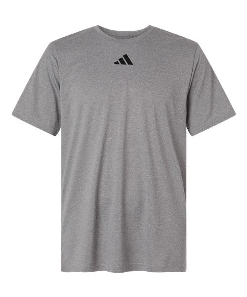 Ashwaubenon High School Football (Boys) - Medium Grey Heather/ Black Men's Pregame T-Shirt (model)
