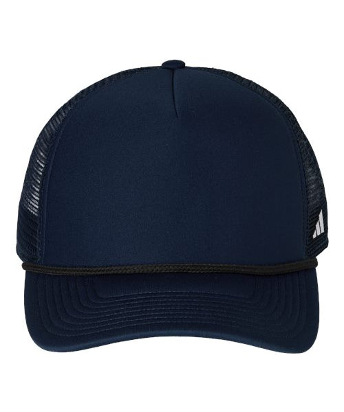 Ashwaubenon High School Football (Boys) - Team Navy Blue/ Black/ White Fundamental Dispatch Trucker Cap (model)
