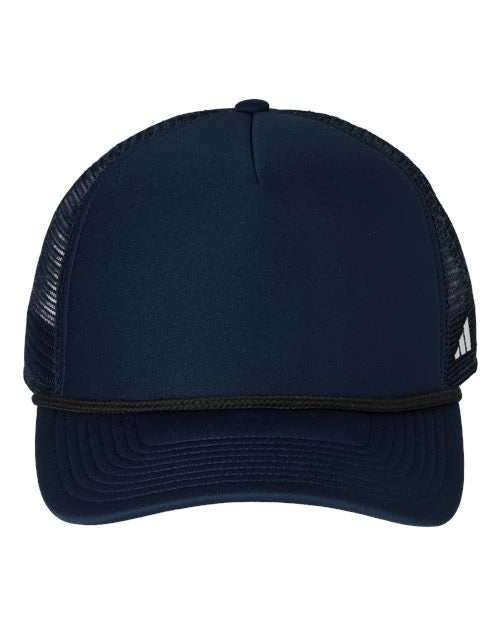 Ashwaubenon High School Football (Boys) - Team Navy Blue/ Black/ White Fundamental Dispatch Trucker Cap (model)