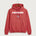 John Marshall High School Swimming (Girls) - Heather Red Port & Co Core Fleece Pullover Hooded Sweatshirt. PC78H