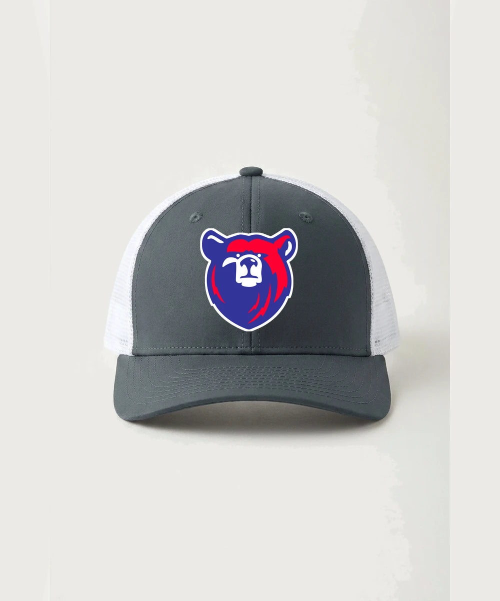 Bertha Hewitt High School Football (Boys) - Iron Grey/ White Sport-Tek Club Trucker Cap STC46