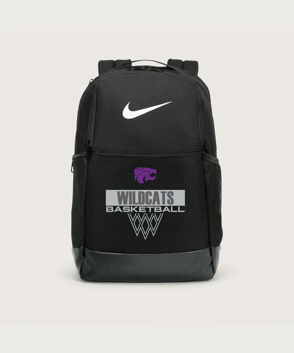 Axtell High School Basketball (Girls) Team Store - Black Nike Brasilia Medium Backpack NKDH7709