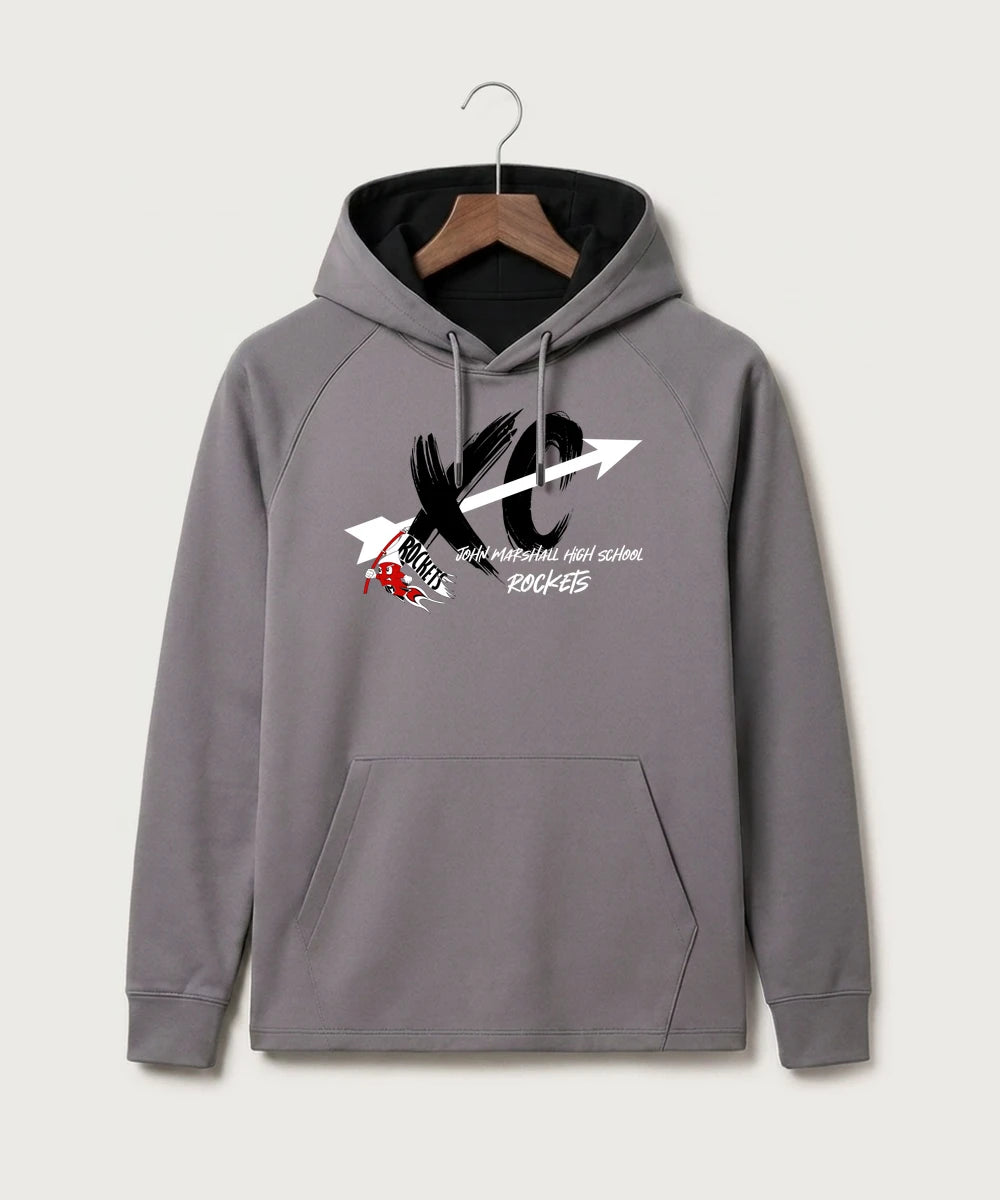 John Marshall High School Cross Country (Coed) - Gray Hoodie