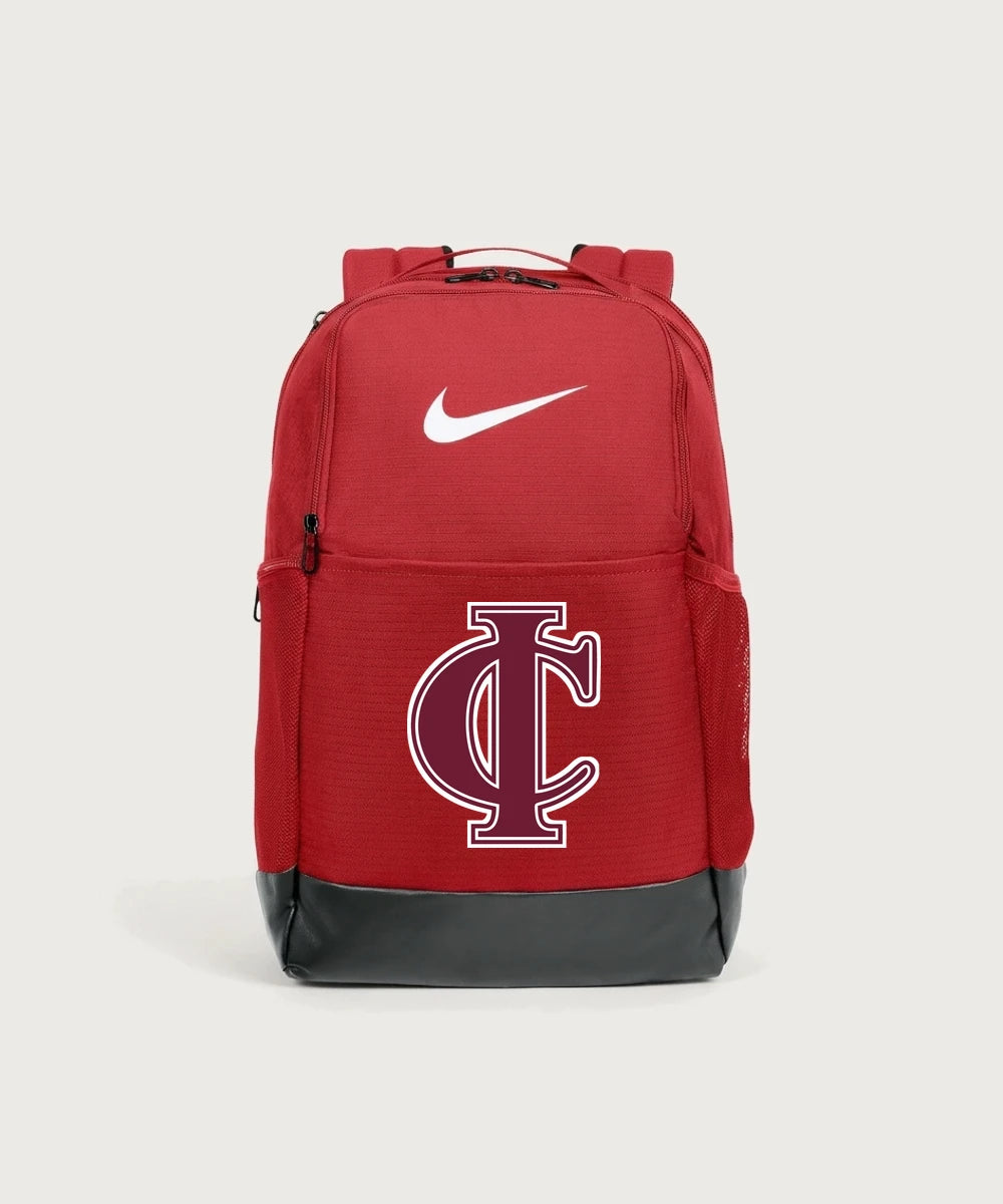 Crosby Ironton High School Football (Boys) - University Red Nike Brasilia Medium Backpack NKDH7709