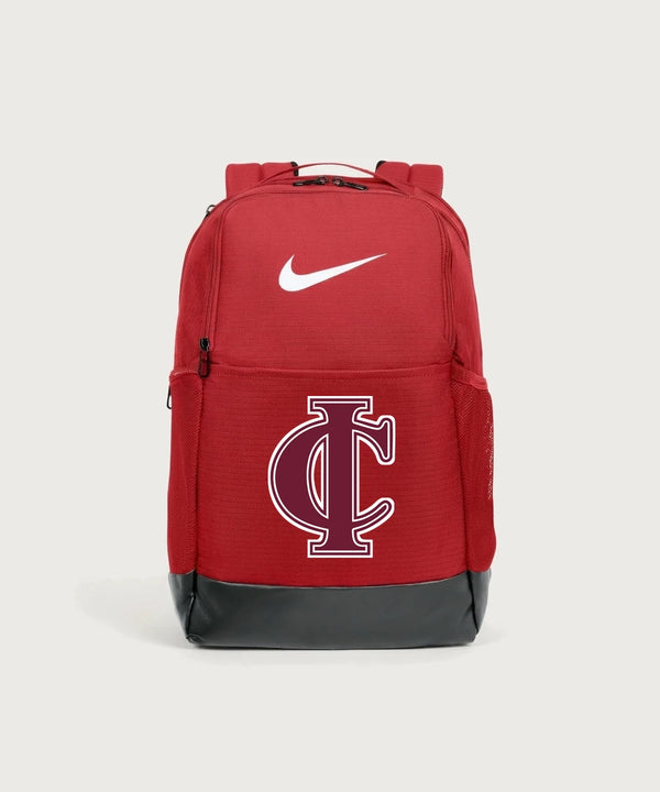 Crosby Ironton High School Football (Boys) - University Red Nike Brasilia Medium Backpack NKDH7709