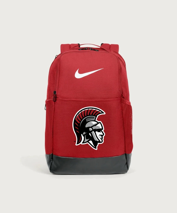Worthington High School Football (Boys) - University Red Nike Brasilia Medium Backpack NKDH7709