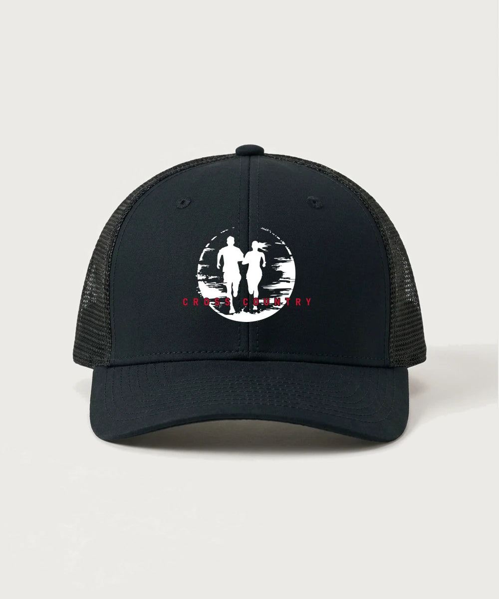 John Marshall High School Cross Country (Coed) - Black/ Black Sport-Tek Club Trucker Cap STC46