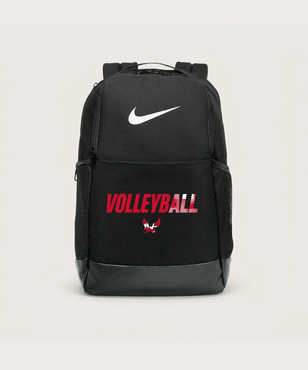 Wabasha Kellogg High School Volleyball (Girls) - Black Nike Brasilia Medium Backpack NKDH7709