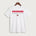 John Marshall High School Swimming (Girls) - White Port & Co Core Cotton Tee. PC54