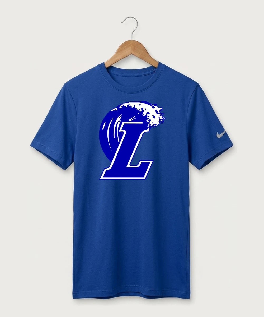 Lakeview High School Football (Boys) - Game Royal Nike Swoosh Sleeve rLegend Tee NKDX8730