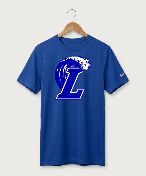 Lakeview High School Football (Boys) - Game Royal Nike Swoosh Sleeve rLegend Tee NKDX8730