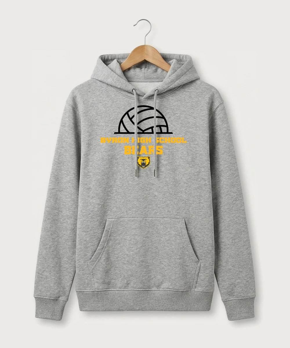 Byron High School Volleyball (Girls) - Heather Grey Hoodie Value