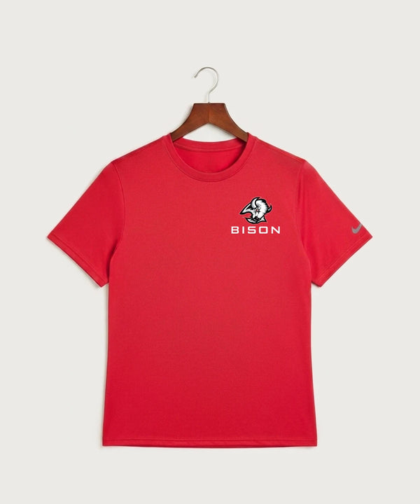 Buffalo High School Football (Boys) - University Red Nike Swoosh Sleeve rLegend Tee NKDX8730