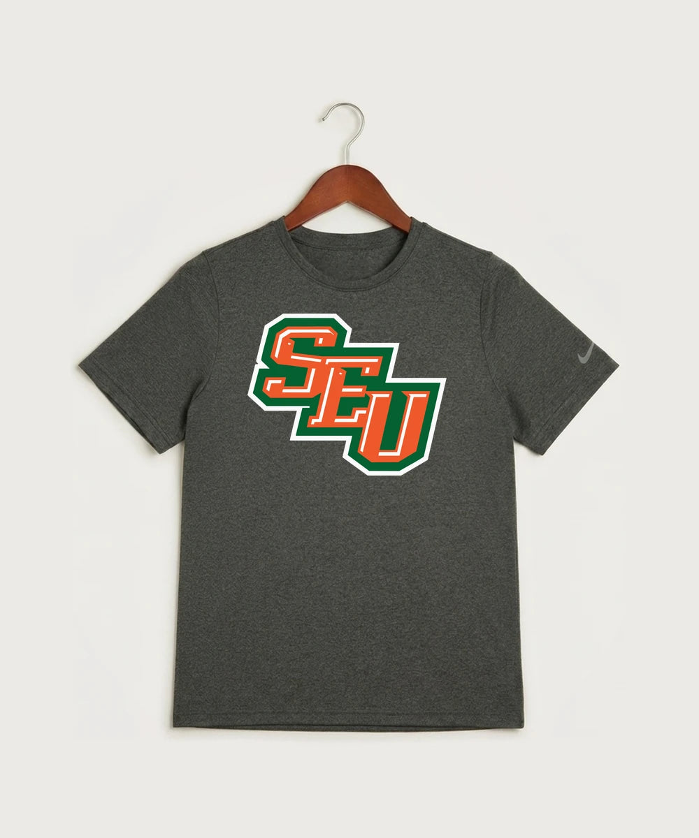 Sleepy Eye United Football (Boys) - Dark Smoke Heather Nike Youth Swoosh Sleeve rLegend Tee NKDX8787