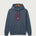 Pequot Lakes High School Football (Boys) - Heather Navy Port & Co Core Fleece Pullover Hooded Sweatshirt. PC78H