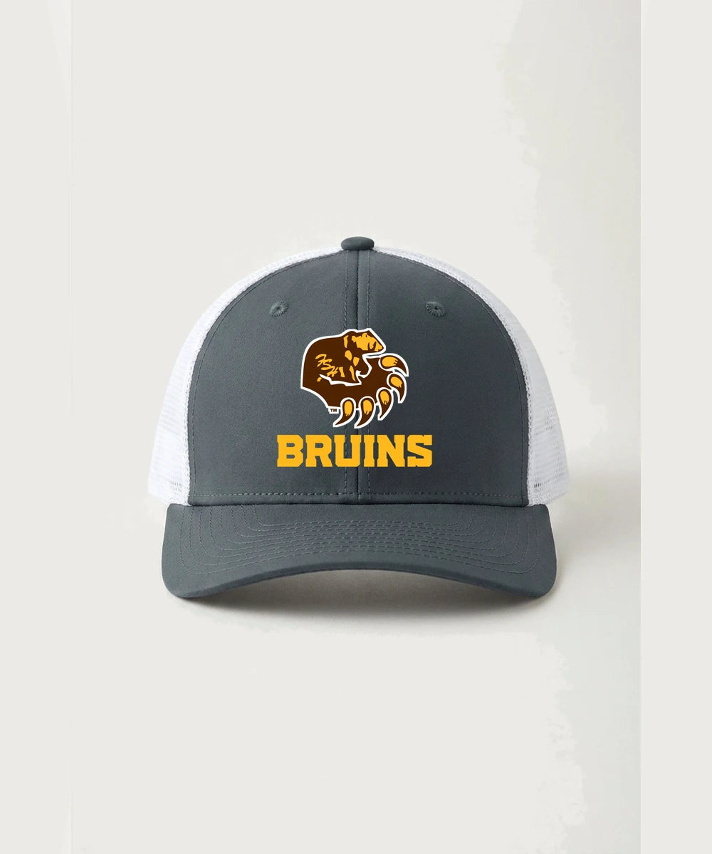 Fargo South High School Volleyball (Girls) - Iron Grey/ White Sport-Tek Club Trucker Cap STC46