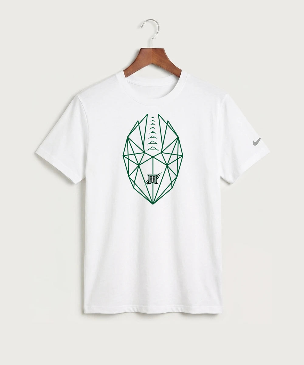 Rock Ridge High School Football (Boys) - White Nike Swoosh Sleeve rLegend Tee NKDX8730