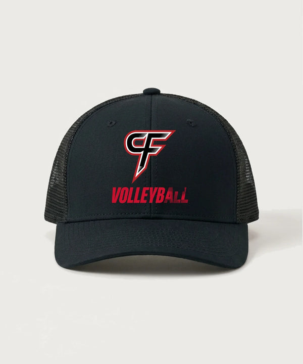 Cannon Falls High School Volleyball (Girls) - Black/ Black Sport-Tek Club Trucker Cap STC46