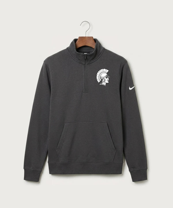 GF E2E Test 10 Player Packs - Anthracite Nike Club Fleece Sleeve Swoosh 1/2-Zip NKDX6718