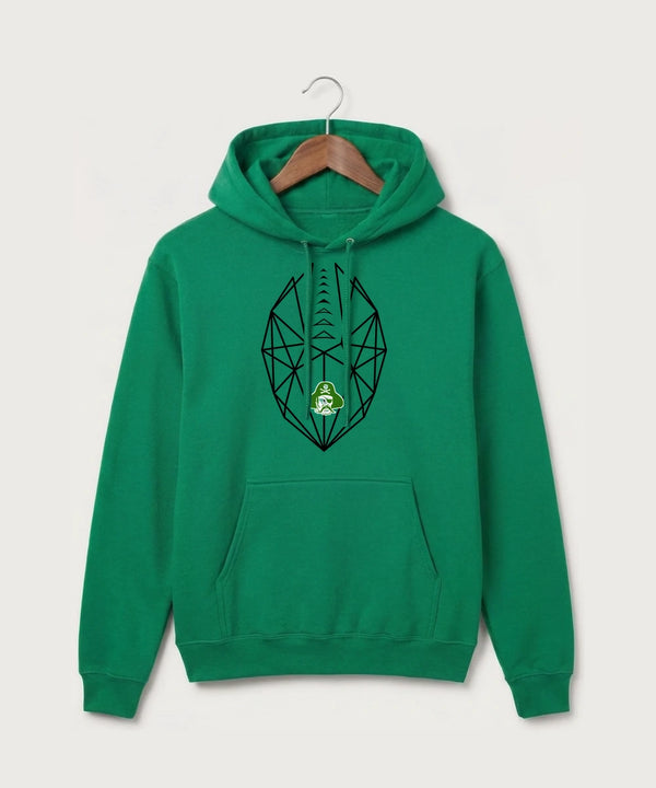 Verndale High School Football (Boys) - Kelly Port & Co Core Fleece Pullover Hooded Sweatshirt. PC78H