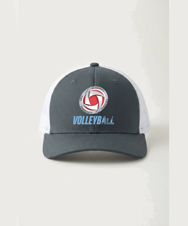 Houston Volleyball - Iron Grey/ White Sport-Tek Club Trucker Cap STC46