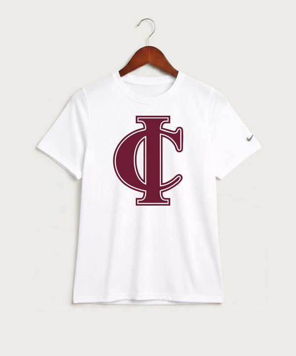 Crosby Ironton High School Football (Boys) - White Nike Youth Swoosh Sleeve rLegend Tee NKDX8787