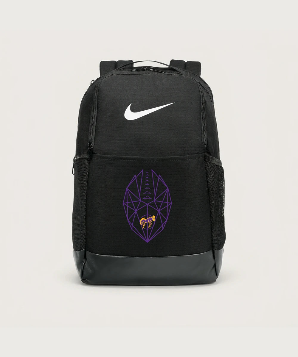International Falls High School Football (Boys) - Black Nike Brasilia Medium Backpack NKDH7709