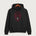 Border West Football (Boys) - Jet Black Port & Co Core Fleece Pullover Hooded Sweatshirt. PC78H