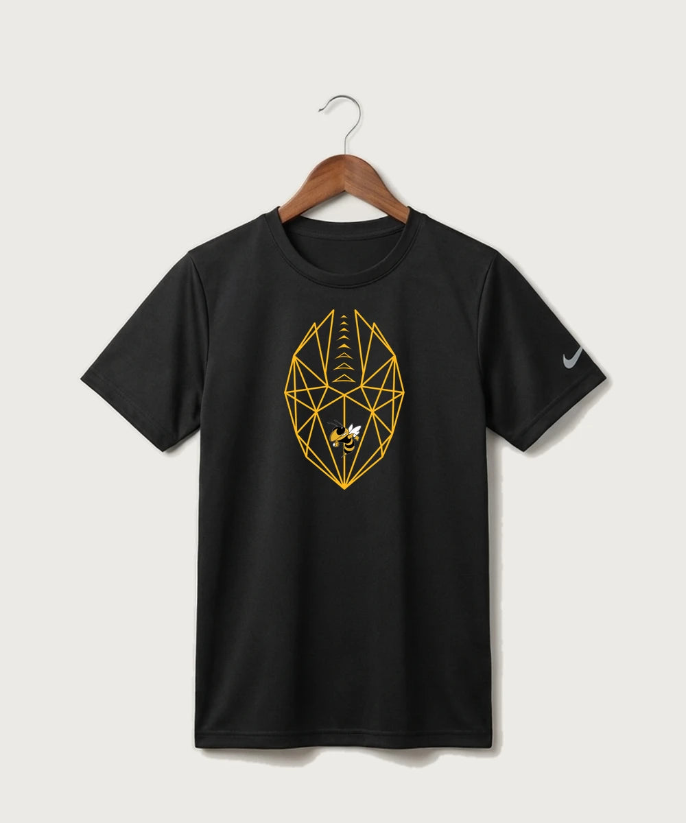 Perham High School Football (Boys) - Black Nike Youth Swoosh Sleeve rLegend Tee NKDX8787