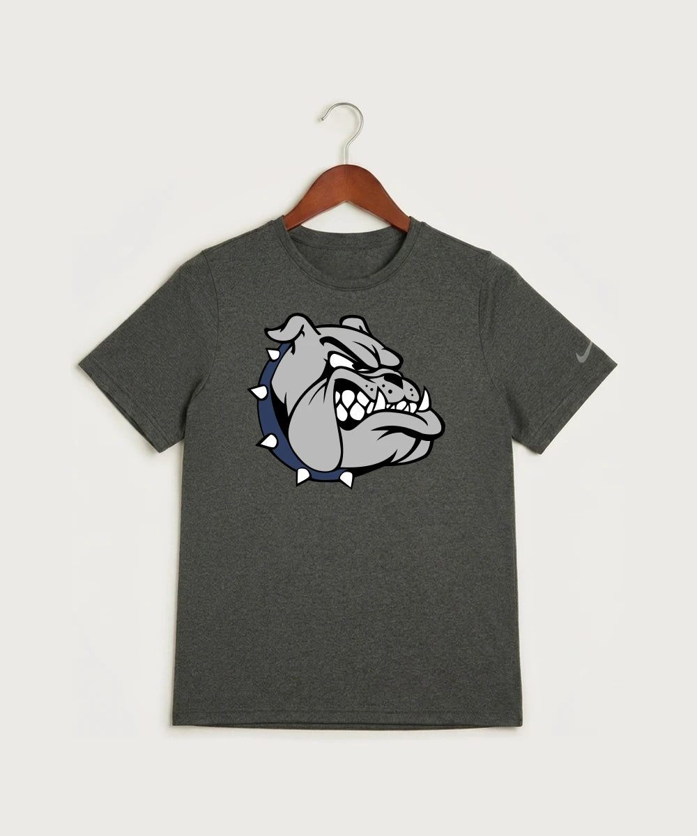 Sargent County High School Football (Boys) - Dark Smoke Heather Nike Youth Swoosh Sleeve rLegend Tee NKDX8787