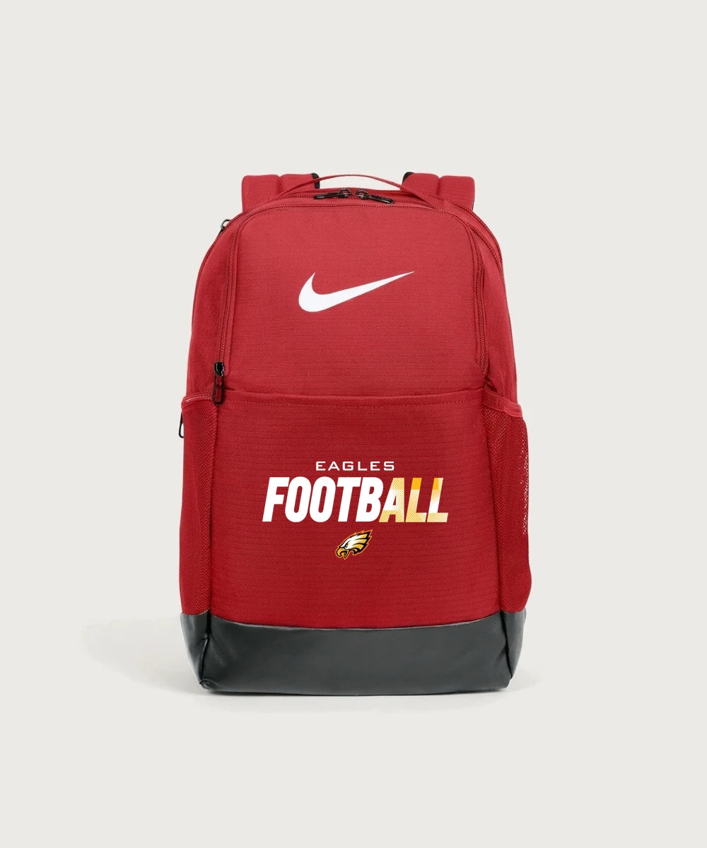 Dover-Eyota High School Football (Boys) - University Red Nike Brasilia Medium Backpack NKDH7709
