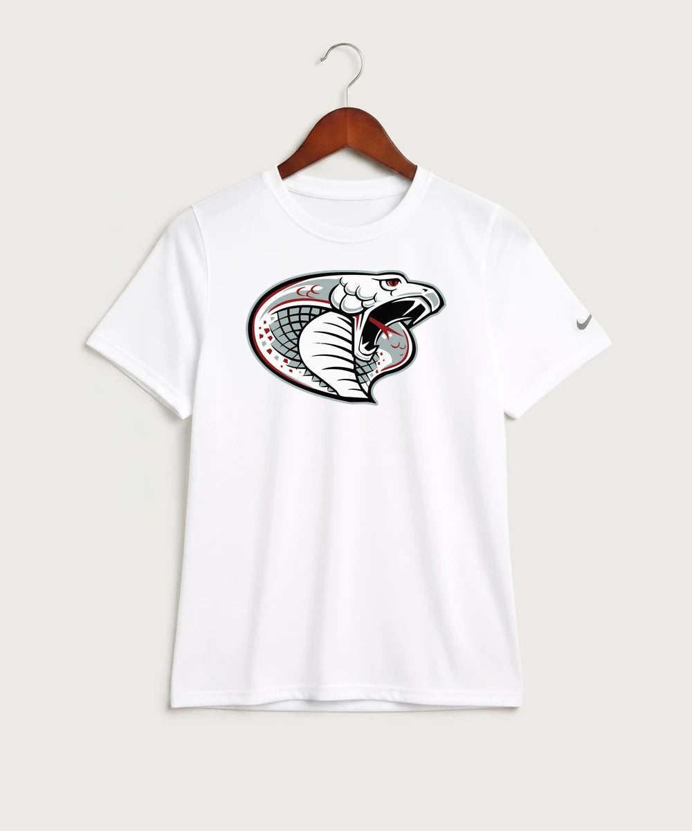 Triton High School Volleyball (Girls) - White Nike Youth Swoosh Sleeve rLegend Tee NKDX8787