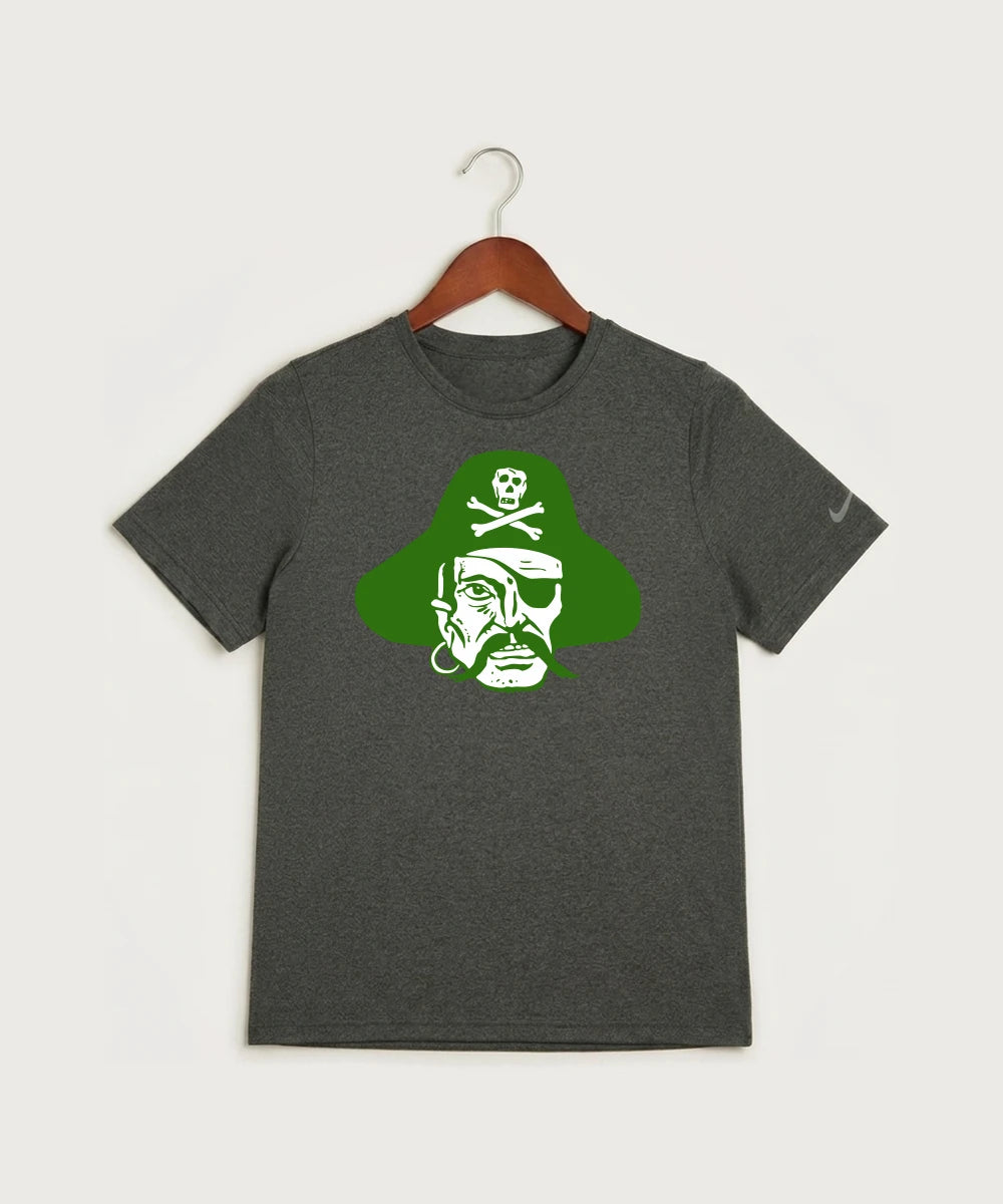 Verndale High School Football (Boys) - Dark Smoke Heather Nike Youth Swoosh Sleeve rLegend Tee NKDX8787