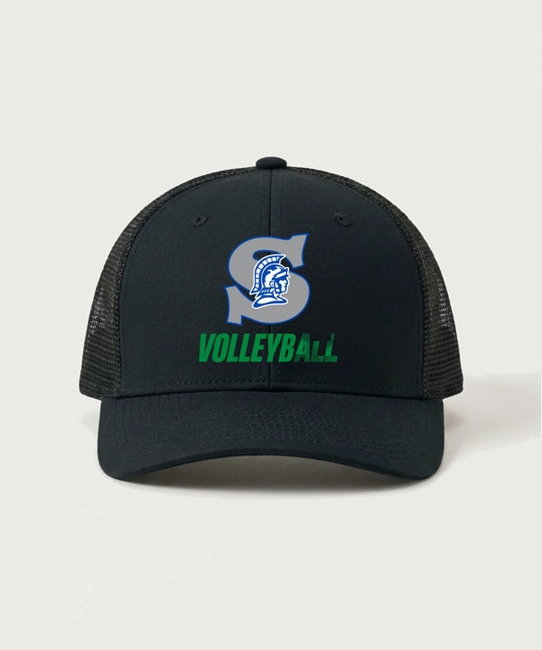 Green Bay Southwest High School Volleyball (Girls) - Black/ Black Sport-Tek Club Trucker Cap STC46