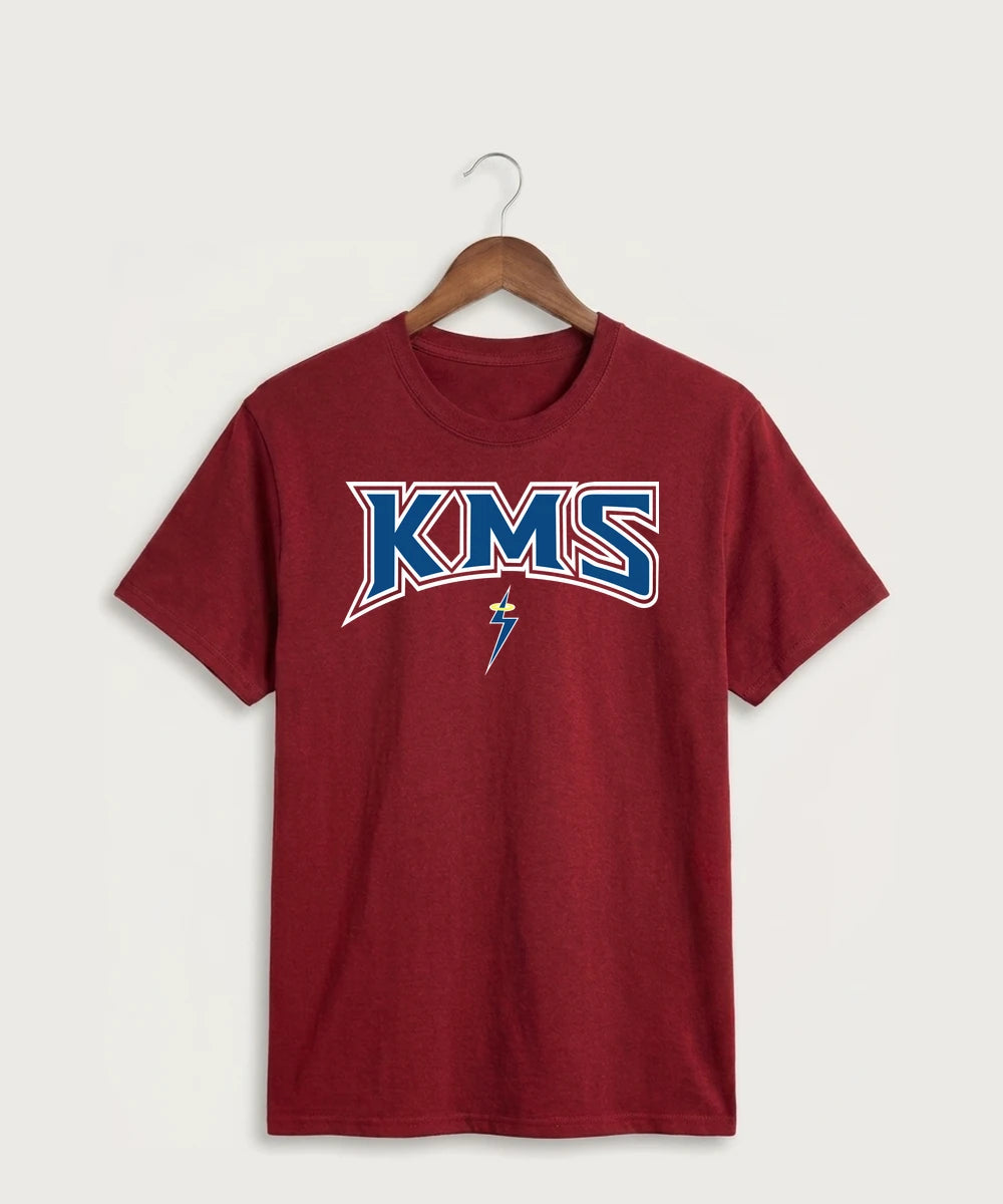 Kerkhoven-Murdock-Sunburg High School Football (Boys) - Cardinal Port & Co Core Cotton Tee. PC54