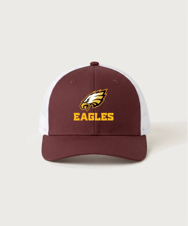 Dover-Eyota High School Volleyball (Girls) - Maroon/ White Sport-Tek Club Trucker Cap STC46