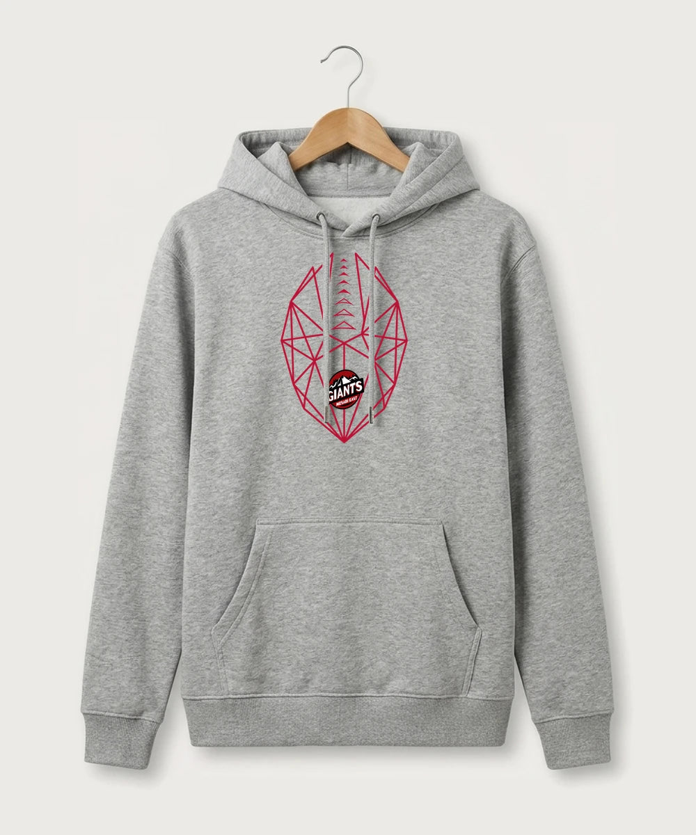 Mesabi East High School Football (Boys) - Heather Grey Hoodie Value