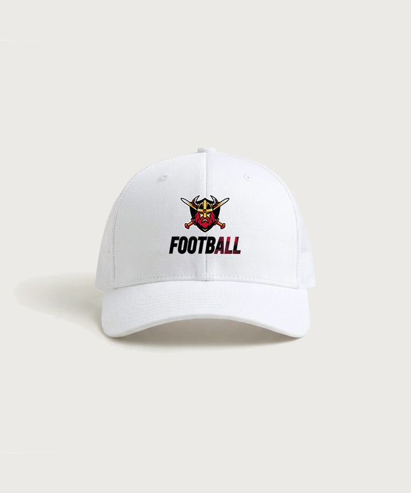 Mille Lacs High School Football (Boys) - White/ White Sport-Tek Club Trucker Cap STC46