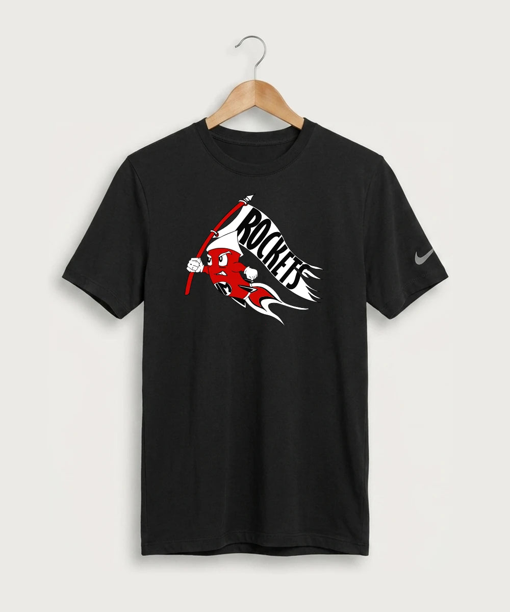 John Marshall High School Cross Country (Coed) - Black Nike Swoosh Sleeve rLegend Tee NKDX8730