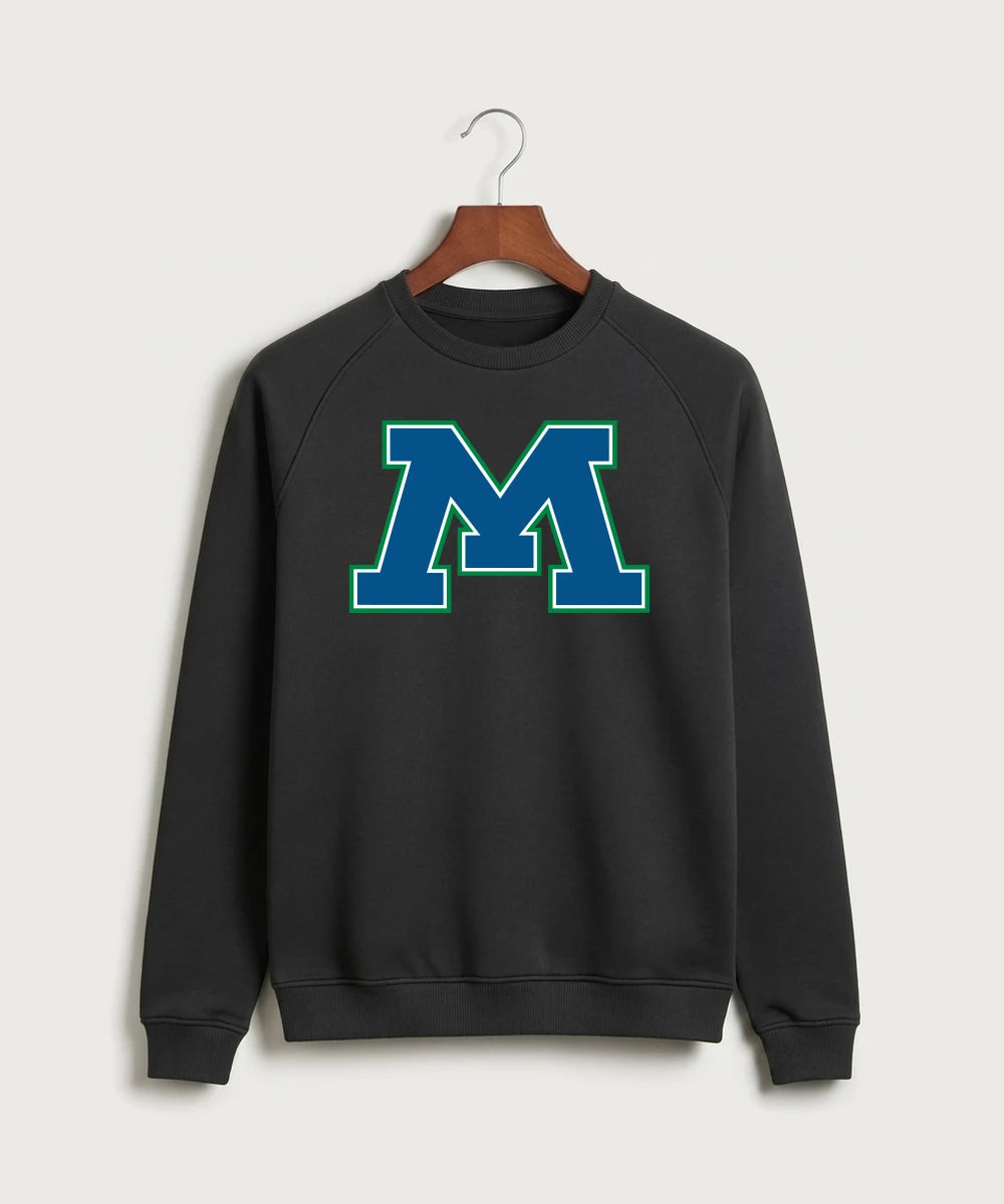 Minnewaska Area High School Football (Boys) - Black Crewneck