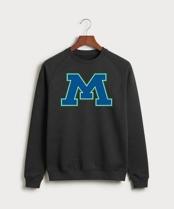 Minnewaska Area High School Football (Boys) - Black Crewneck