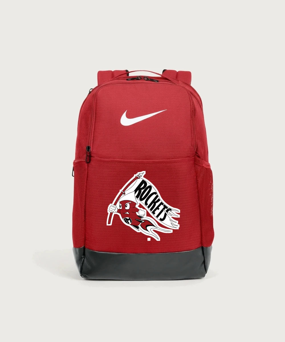 John Marshall High School Swimming (Girls) - University Red Nike Brasilia Medium Backpack NKDH7709
