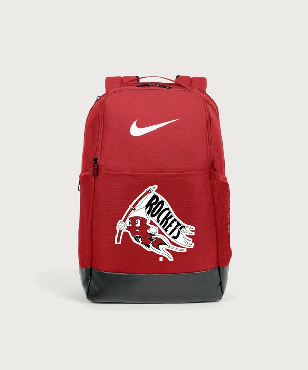 John Marshall High School Swimming (Girls) - University Red Nike Brasilia Medium Backpack NKDH7709