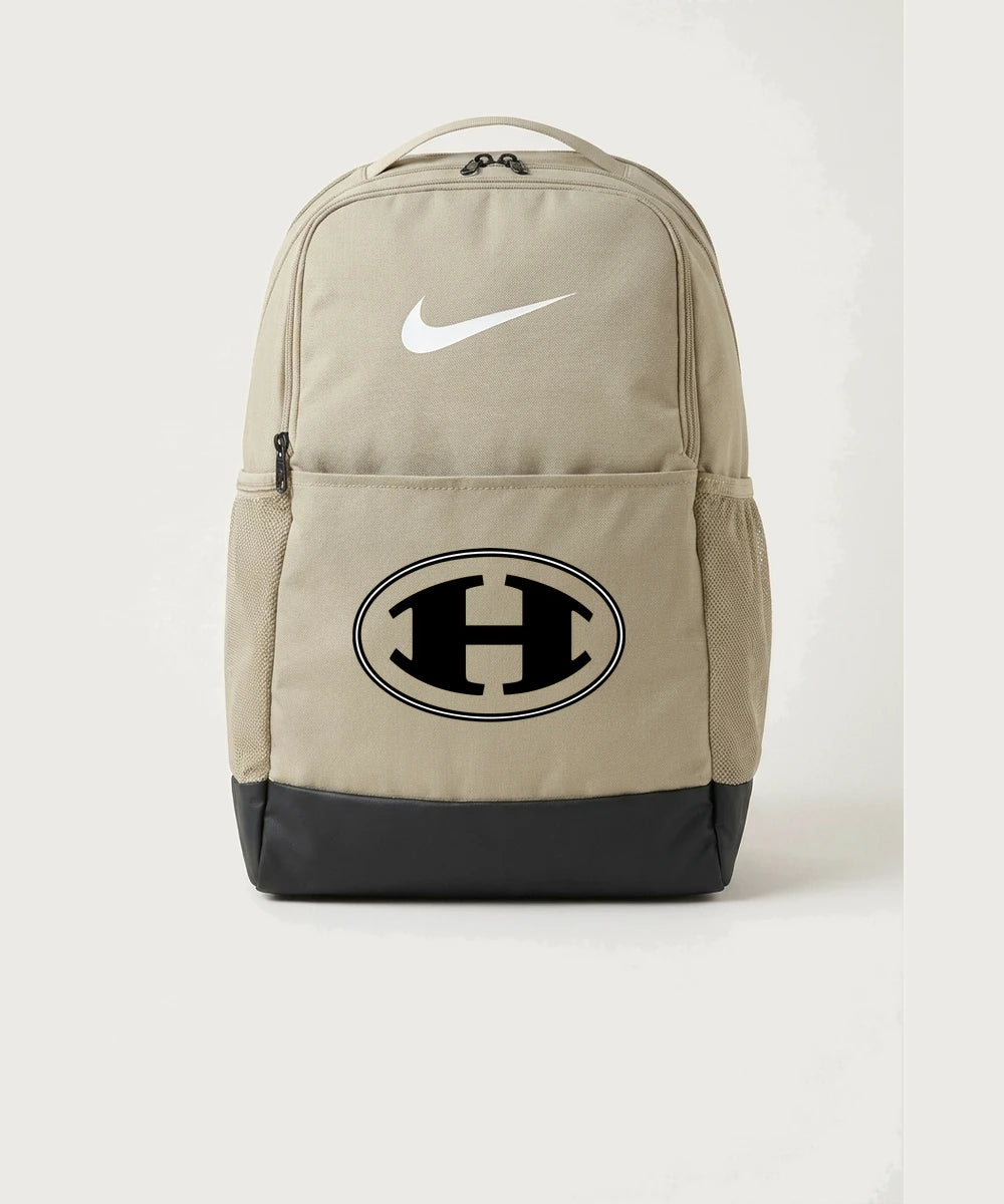 Hutchinson High School Football (Boys) - Desert Khaki Nike Brasilia Medium Backpack NKDH7709
