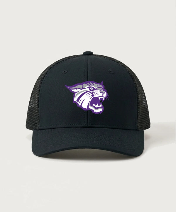Goodhue High School Volleyball (Girls) - Black/ Black Sport-Tek Club Trucker Cap STC46