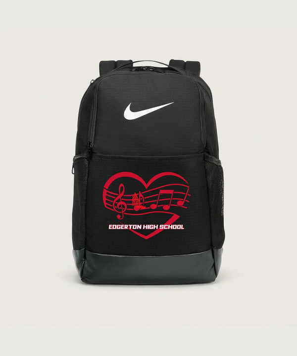 Edgerton High School Band Team Store - Black Nike Brasilia Medium Backpack NKDH7709