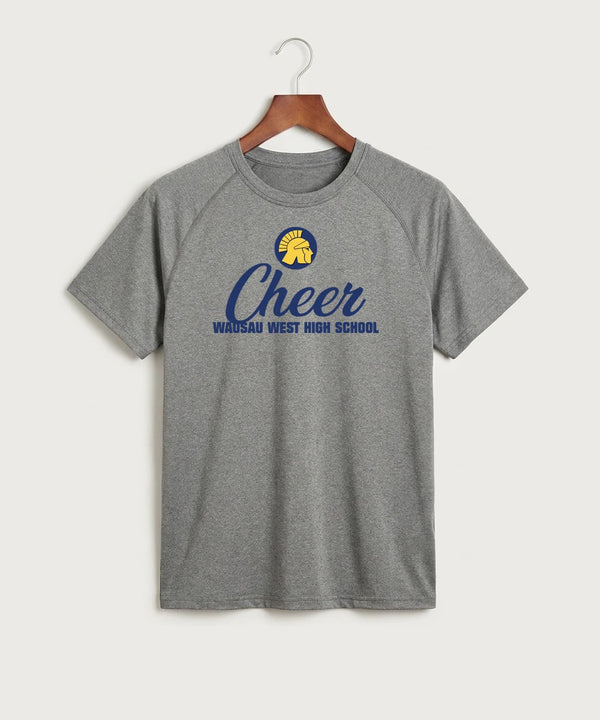 Wausau West High School Cheer - Gray Tee