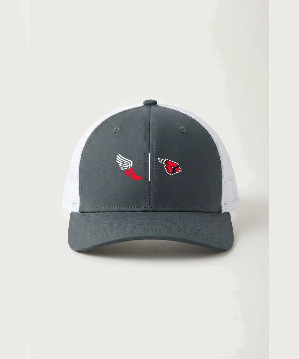 GF E2E Test 02 Track and Field - Iron Grey/ White Sport-Tek Club Trucker Cap STC46