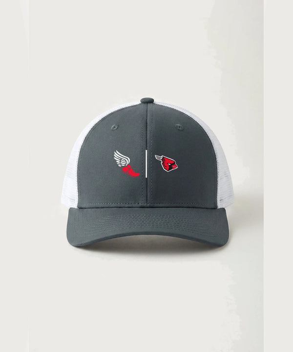 GF E2E Test 02 Track and Field - Iron Grey/ White Sport-Tek Club Trucker Cap STC46